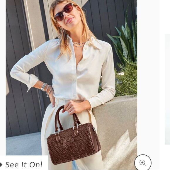 Brighton Ferrara Vereda Satchel Whisky NWT - Picture 4 of 16